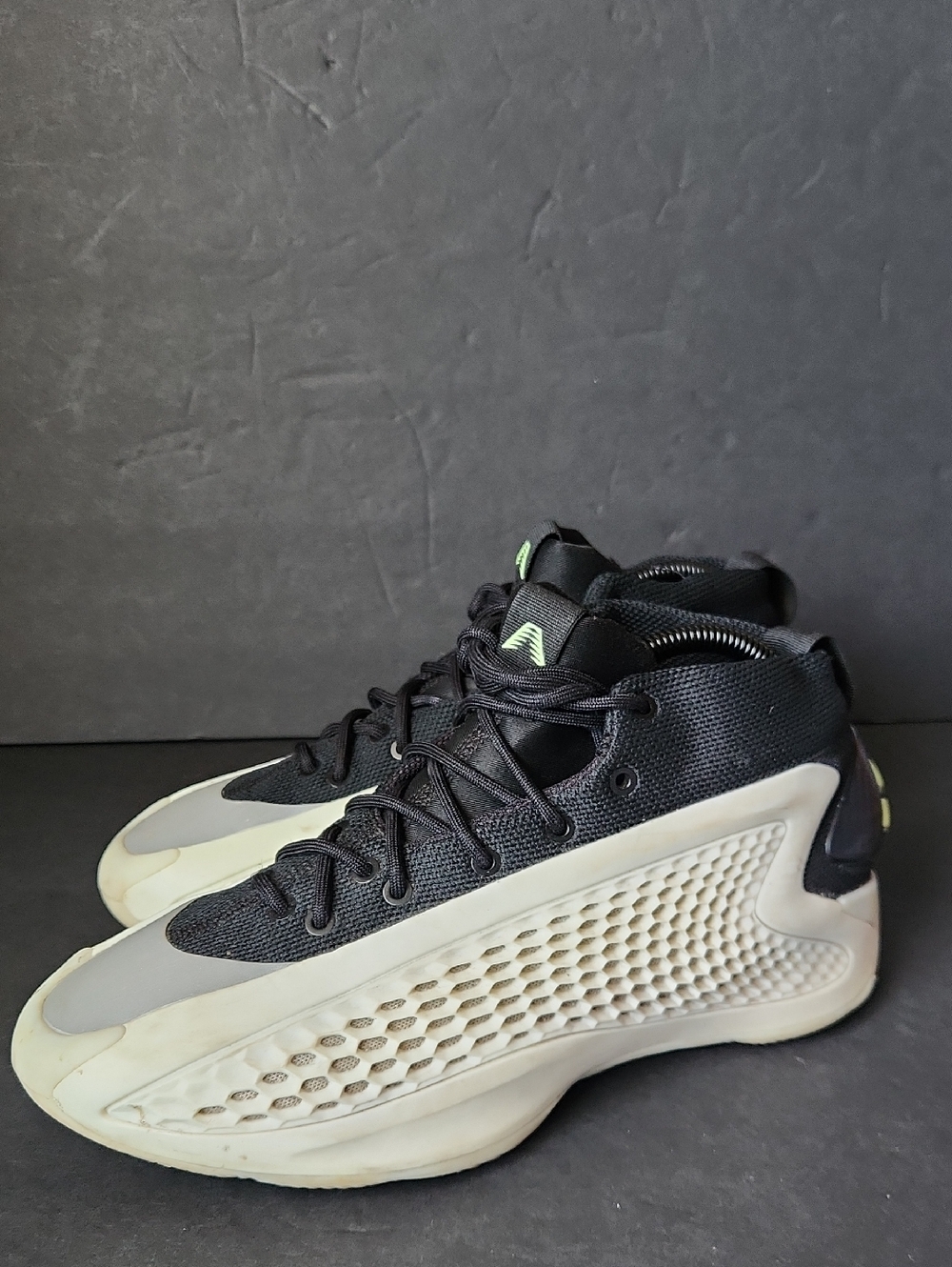 Adidas AE 1 Stormtrooper  Size 7 Black White Anthony Edwards basketball